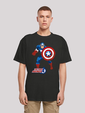 F4NT4STIC Shirt 'Marvel Avengers ' in Black: front