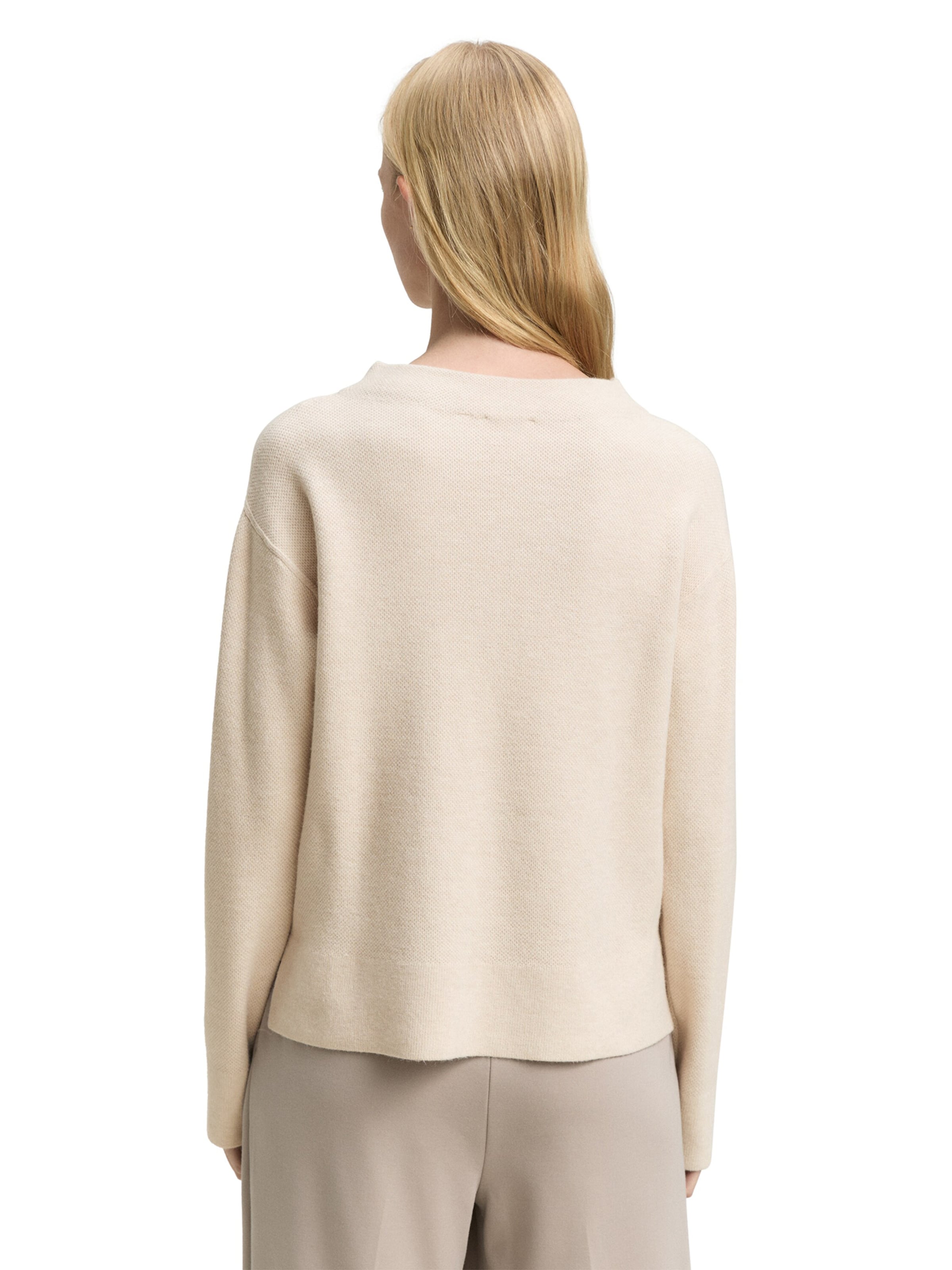 TOM TAILOR - Jersey en beige