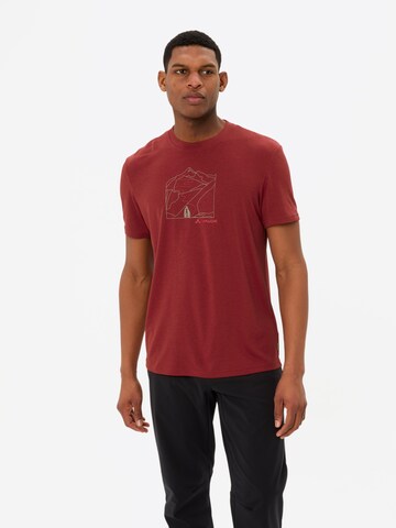 VAUDE Performance shirt in Red: front