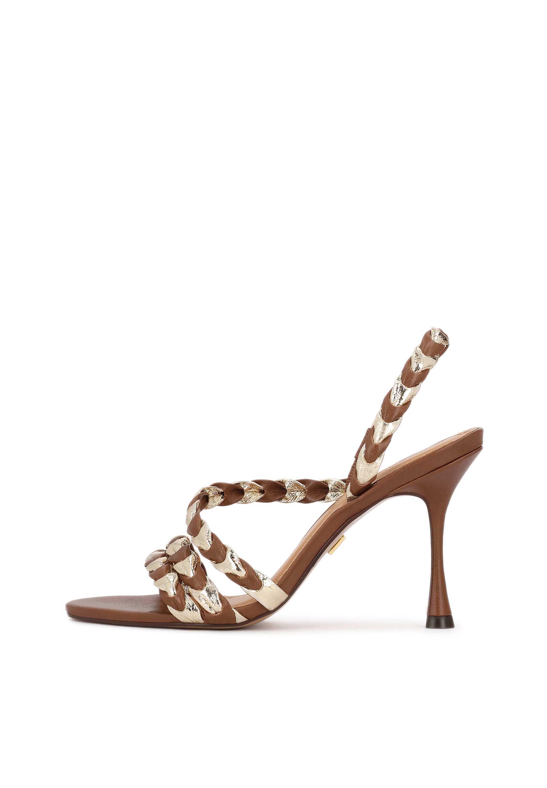 Kazar Σανδάλι σε καφέ: μπροστά