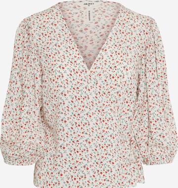 OBJECT Petite Blouse 'EMA ELISE' in Wit: voorkant
