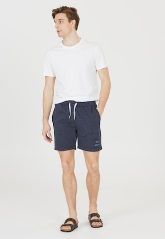 Cruz Regular Workout Pants 'Carter' in Blue