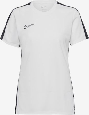 NIKE Functioneel shirt 'Academy23' in Wit: voorkant