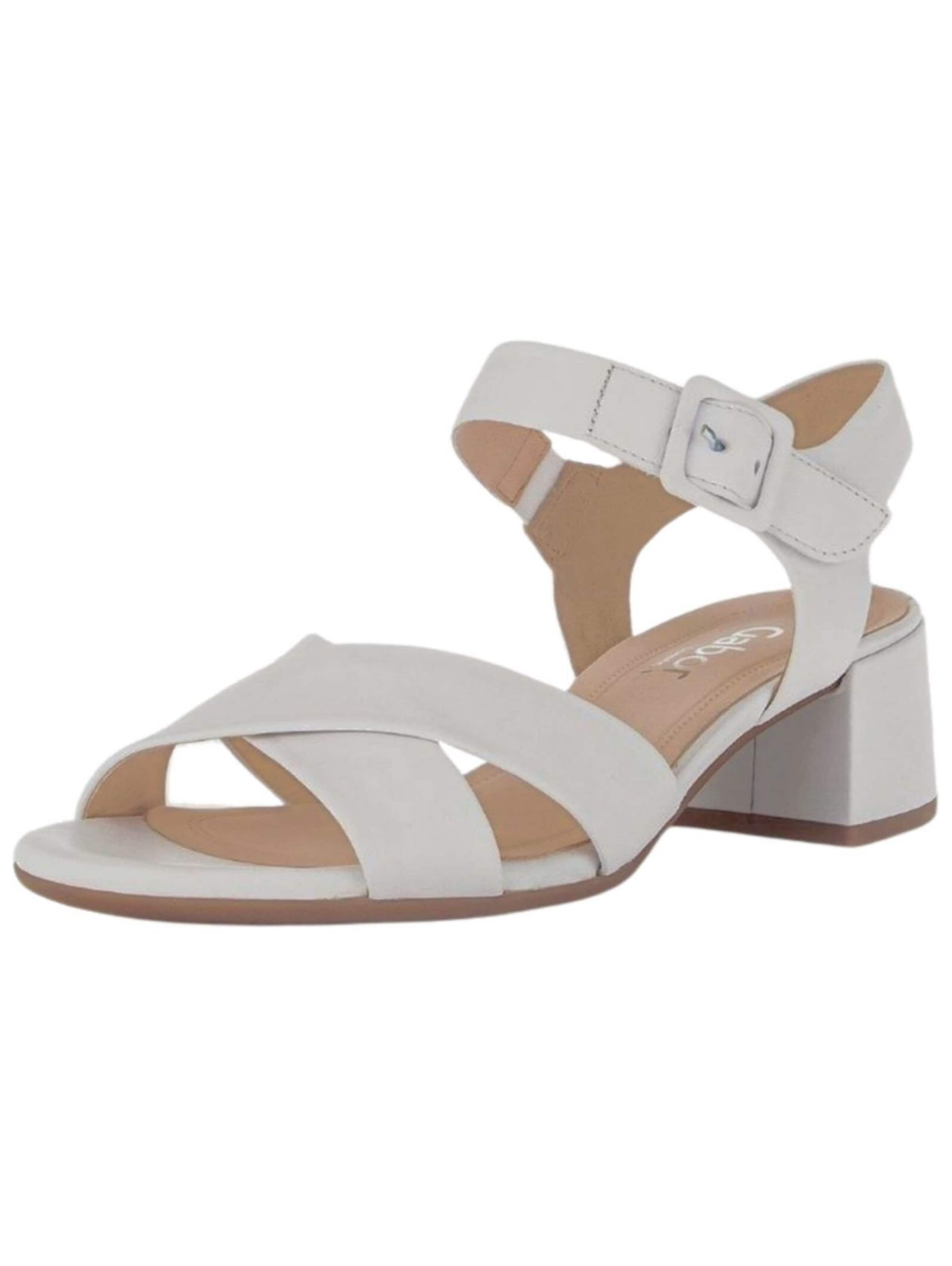 GABOR Sandaal in Wit: voorkant