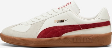 PUMA Ниски маратонки 'Army Trainer' в бяло: отпред