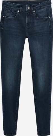 MANGO Skinny Jeans 'PUSHUP' i blå: framsida