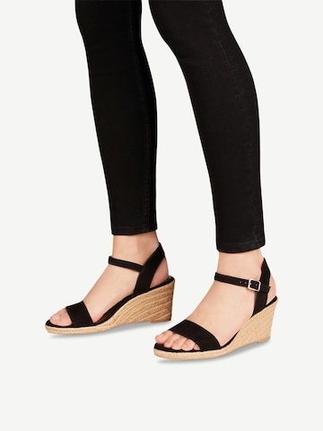 Sandales Tamaris en noir