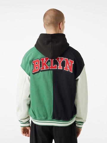 Bershka Between-Season Jacket in Green