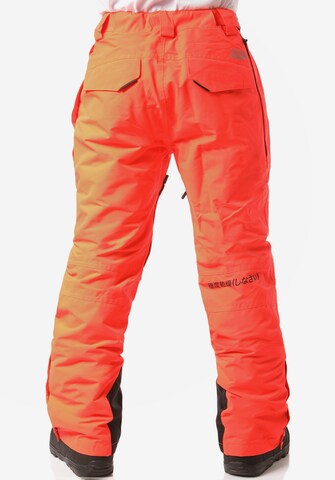 Regular Pantaloni sport 'Pro Racer Rescue' de la Superdry Snow pe portocaliu