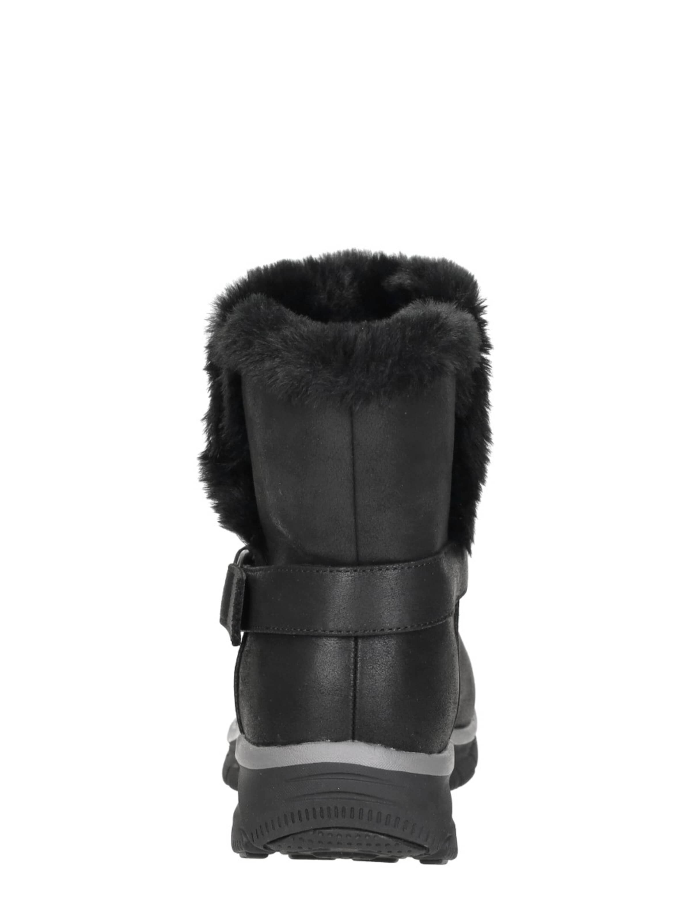 SKECHERS Boots 'Slip-Ins Relaxed Fit' in Zwart