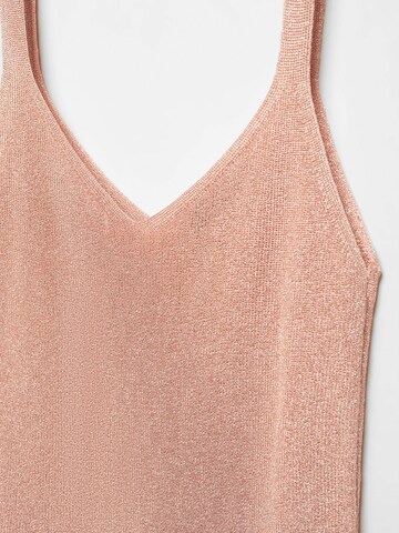 Tops en tricot 'KLING' MANGO en rose