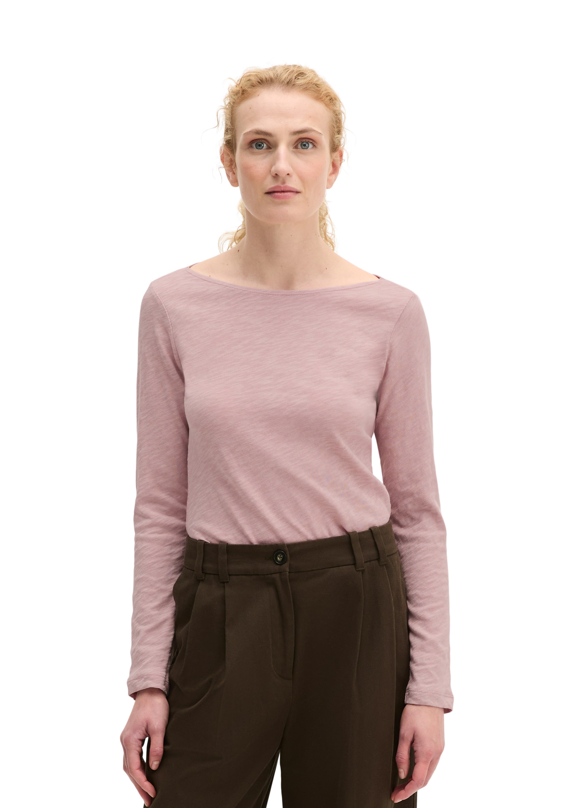 T-shirt Marc O'Polo en rose : devant