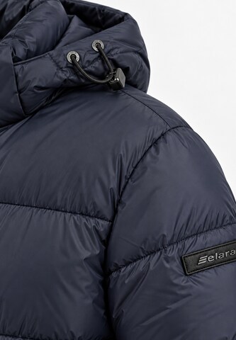 Elara Winterjas in Blauw