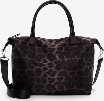 Cabas ' E&N Colombes RUE 09 ' Emily & Noah en noir : devant