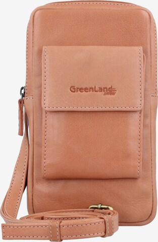 Borsa a tracolla di Greenland Nature in rosa: frontale