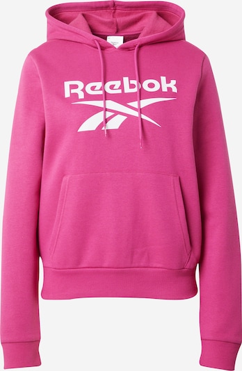 Reebok Sportief sweatshirt 'Identity' in de kleur Pink / Wit, Productweergave