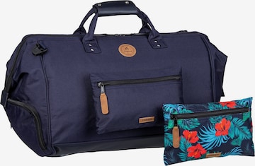 Cabaia Travel Bag in Blue: front