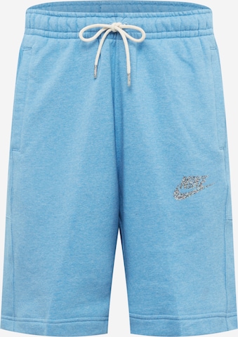 Nike Sportswear Pants 'Revival' in Blue: front