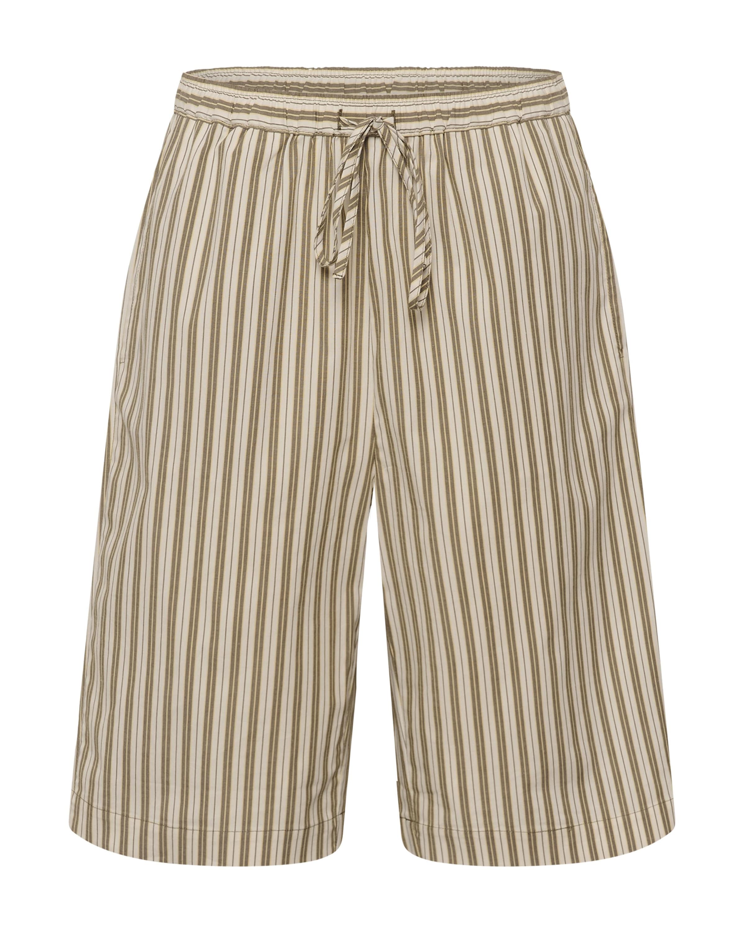 SOAKED IN LUXURY Slimfit Shorts in Beige: Vorderseite