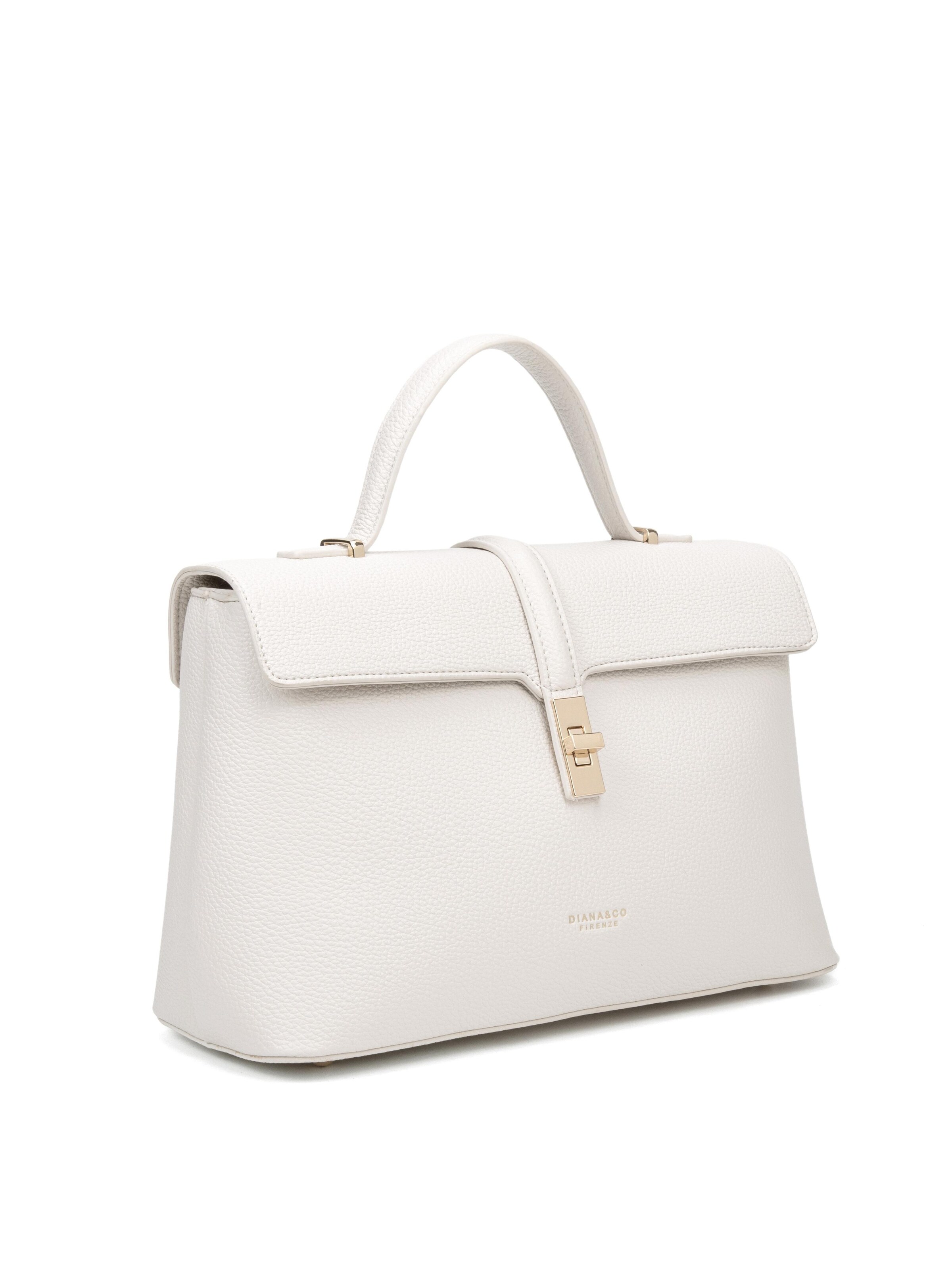 Borsa a mano 'Borsa a Mano Donna Pelle Vegana PU con Girello e Tracolla Rimovibile' di Diana&Co. in beige