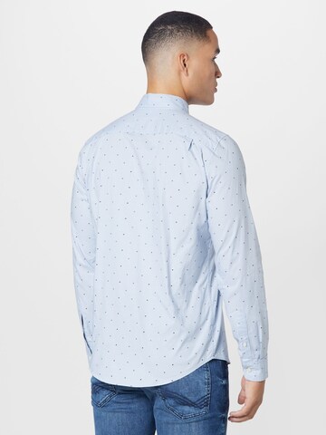 GAP Regular fit Button Up Shirt in Blue