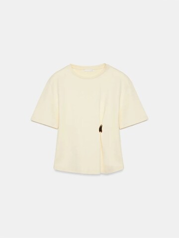 Maglietta di Dilvin in beige: frontale