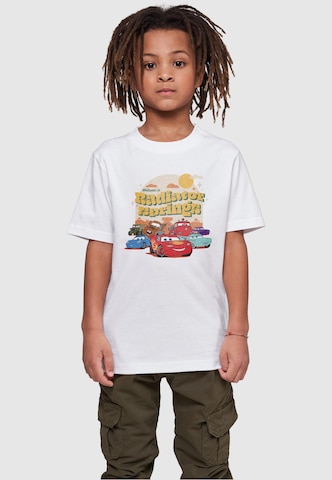 ABSOLUTE CULT Shirt 'Cars - Radiator Springs Group' in White: front