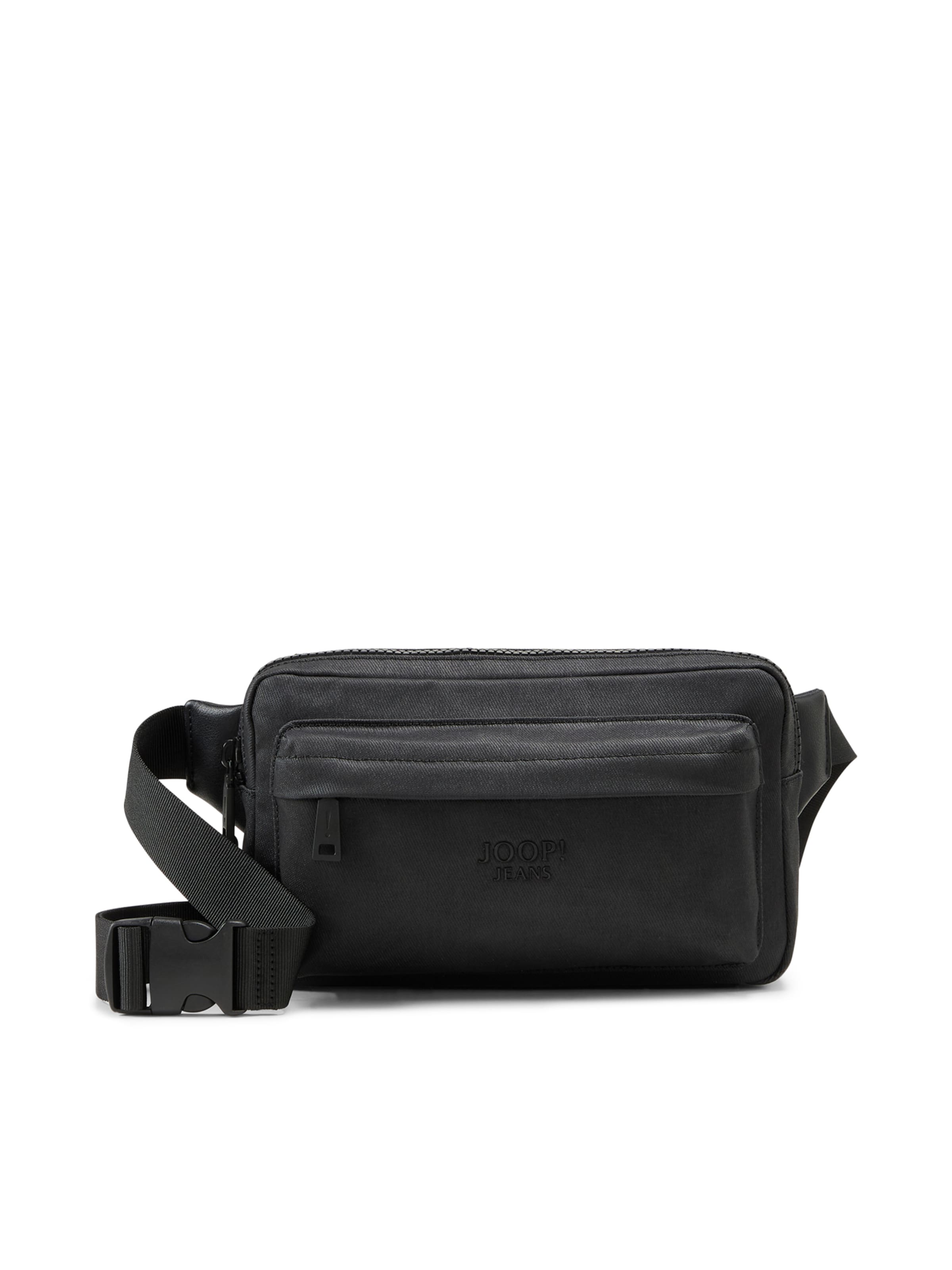 JOOP! - Riñonera 'Buccino Lino' en negro: frente