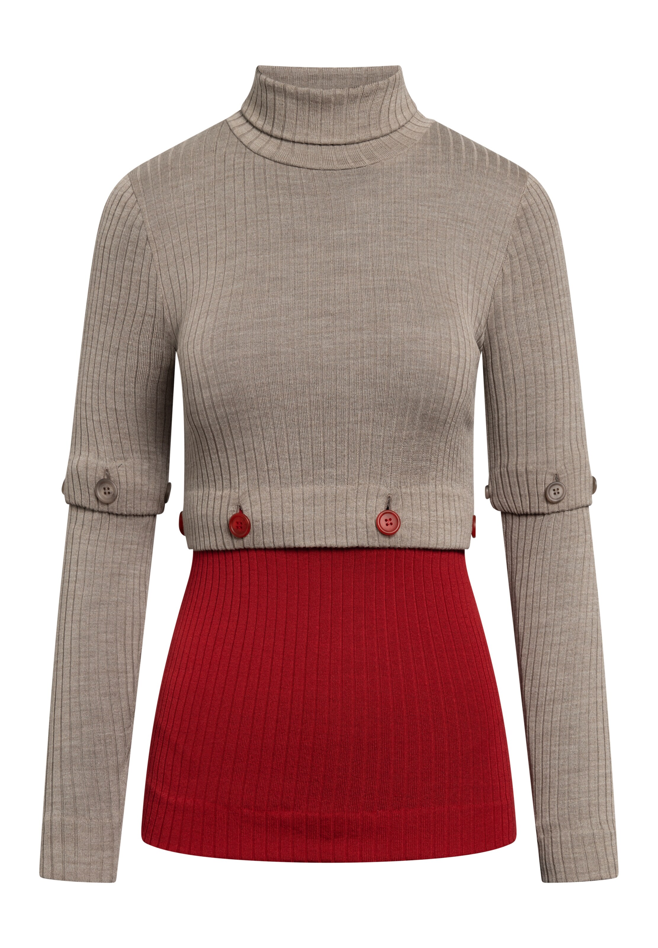 TOOche Sweater in Beige: front