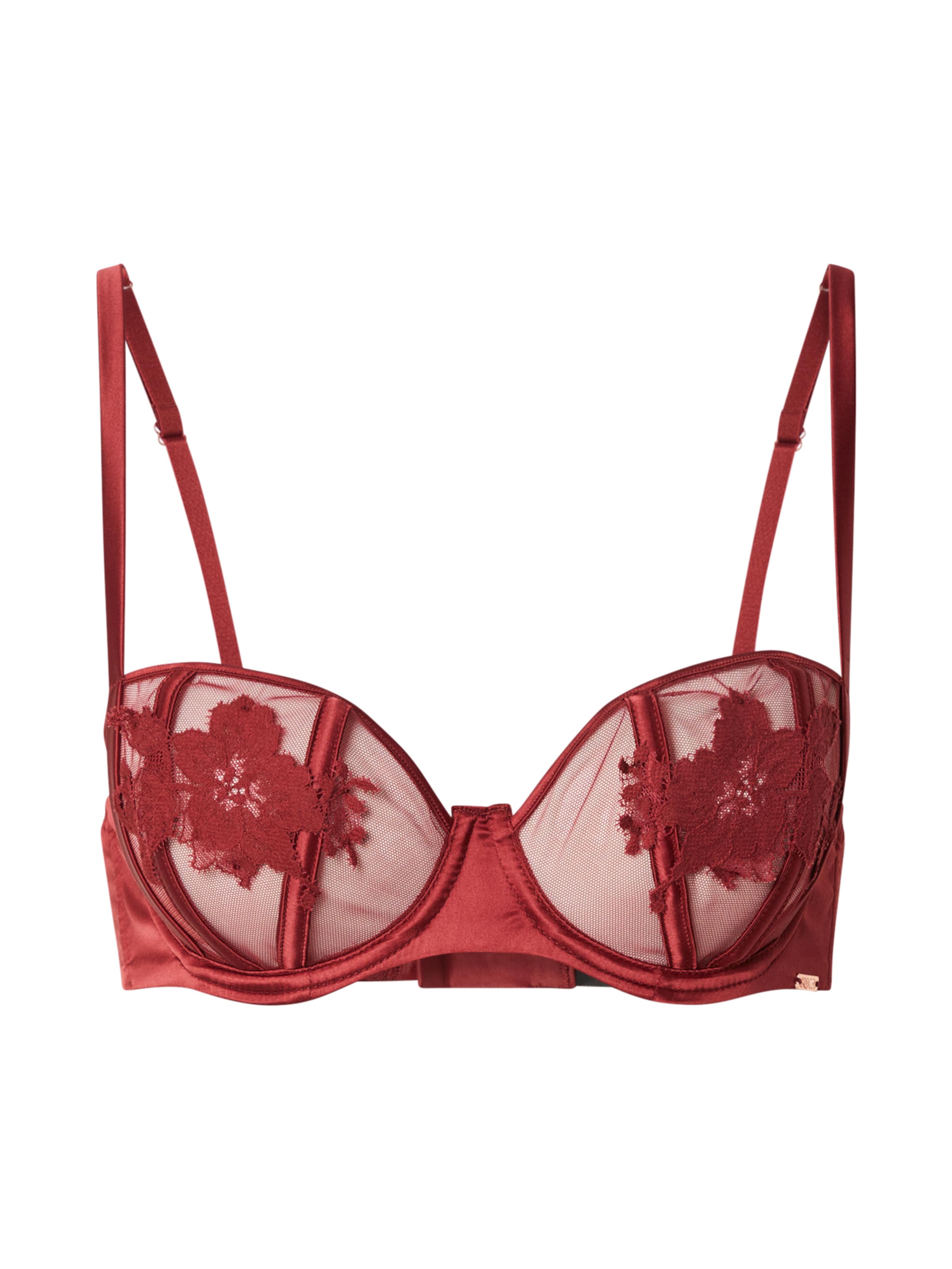 Hunkemöller Balconette Bra 'Ember' in Red: front