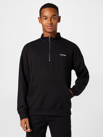 Calvin Klein Underwear Sweatshirt in Black: front