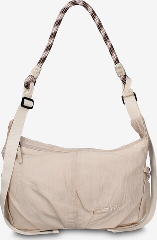 Borsa a spalla 'Borsa a Spalla Donna Gianmarco Venturi Pelle Vegana PU con Zip' di GianMarco Venturi in bianco: frontale