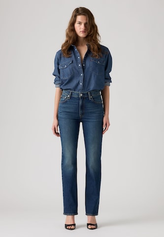 LEVI'S ® Liibuv Teksapüksid 'Ribcage Slim', värv sinine