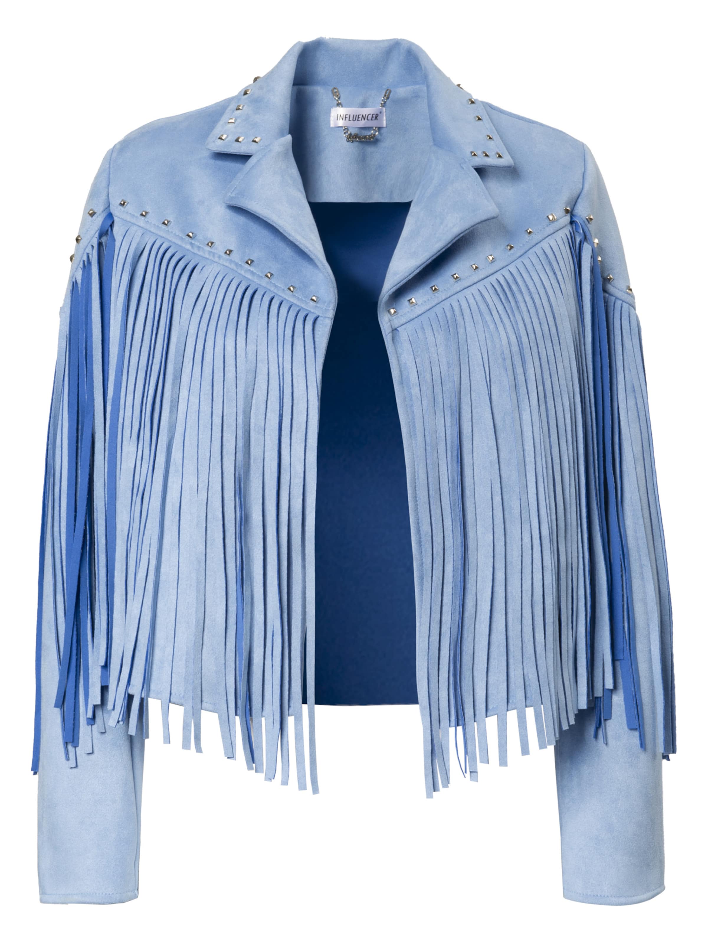 Influencer Overgangsjakke i blå: forside