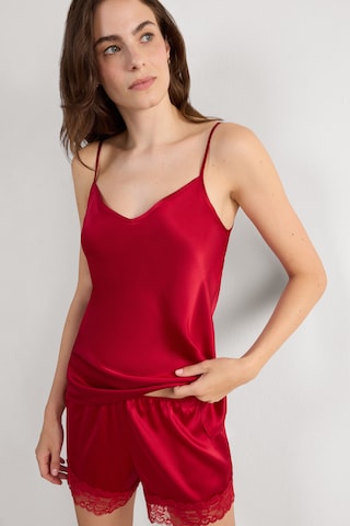 INTIMISSIMI Pajama Shirt in Red