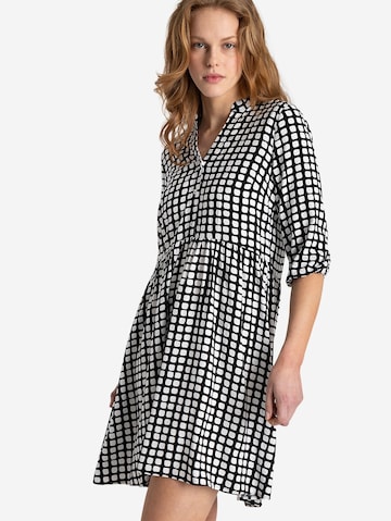 MORE & MORE Shirt Dress in Black: front