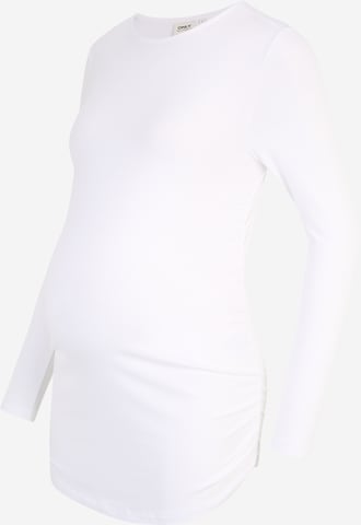 Only Maternity T-shirt 'BONNI' i vit: framsida