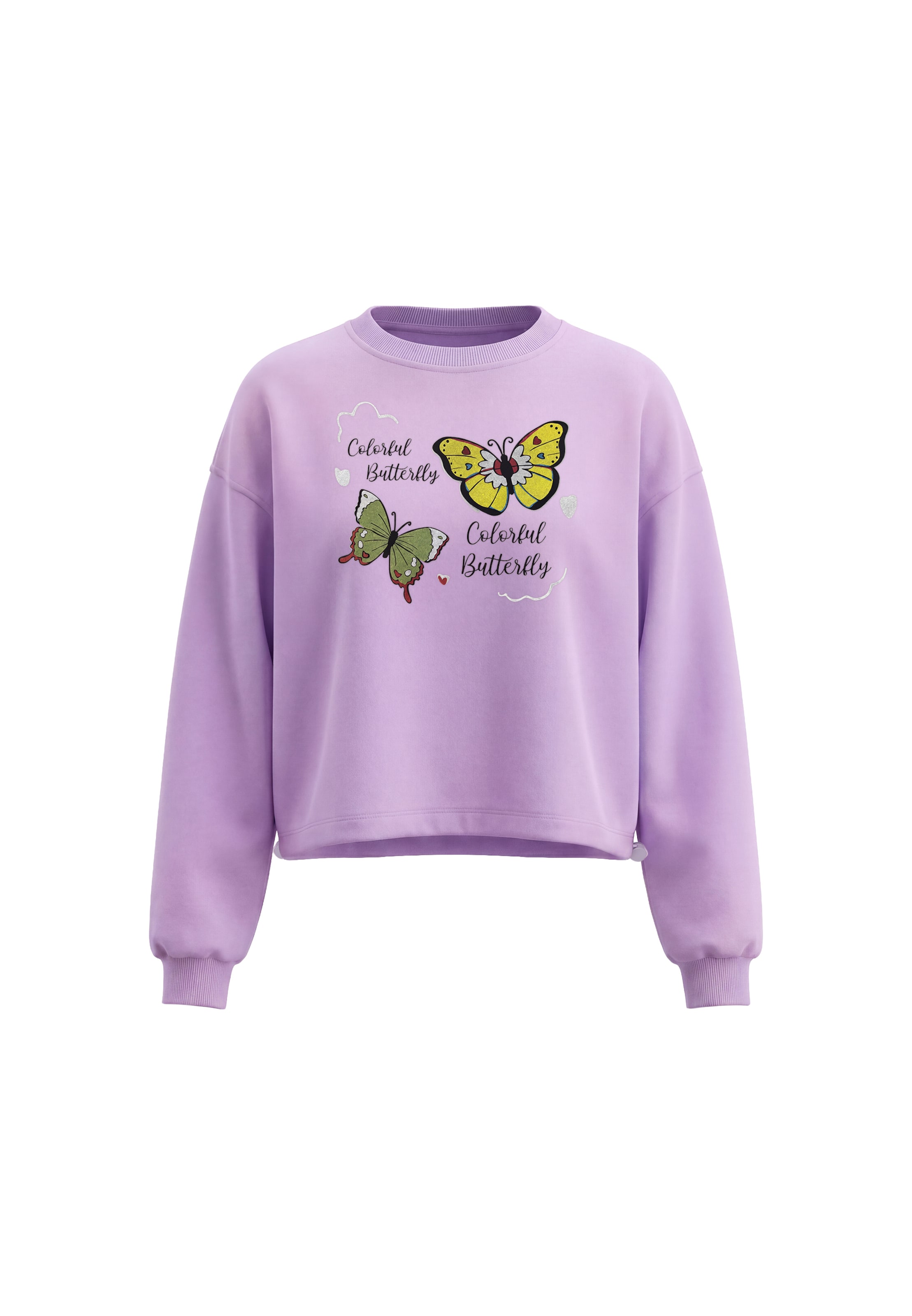 Sweat-shirt MYMO en violet : devant
