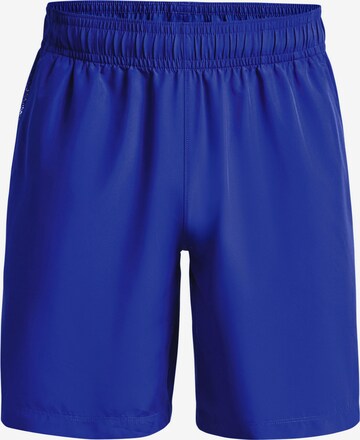 UNDER ARMOUR Workout Pants in Blue: front