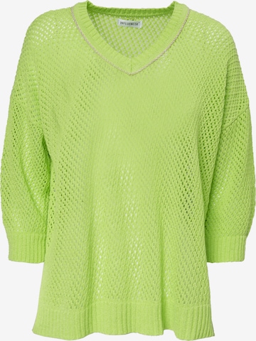Pull-over Influencer en vert : devant