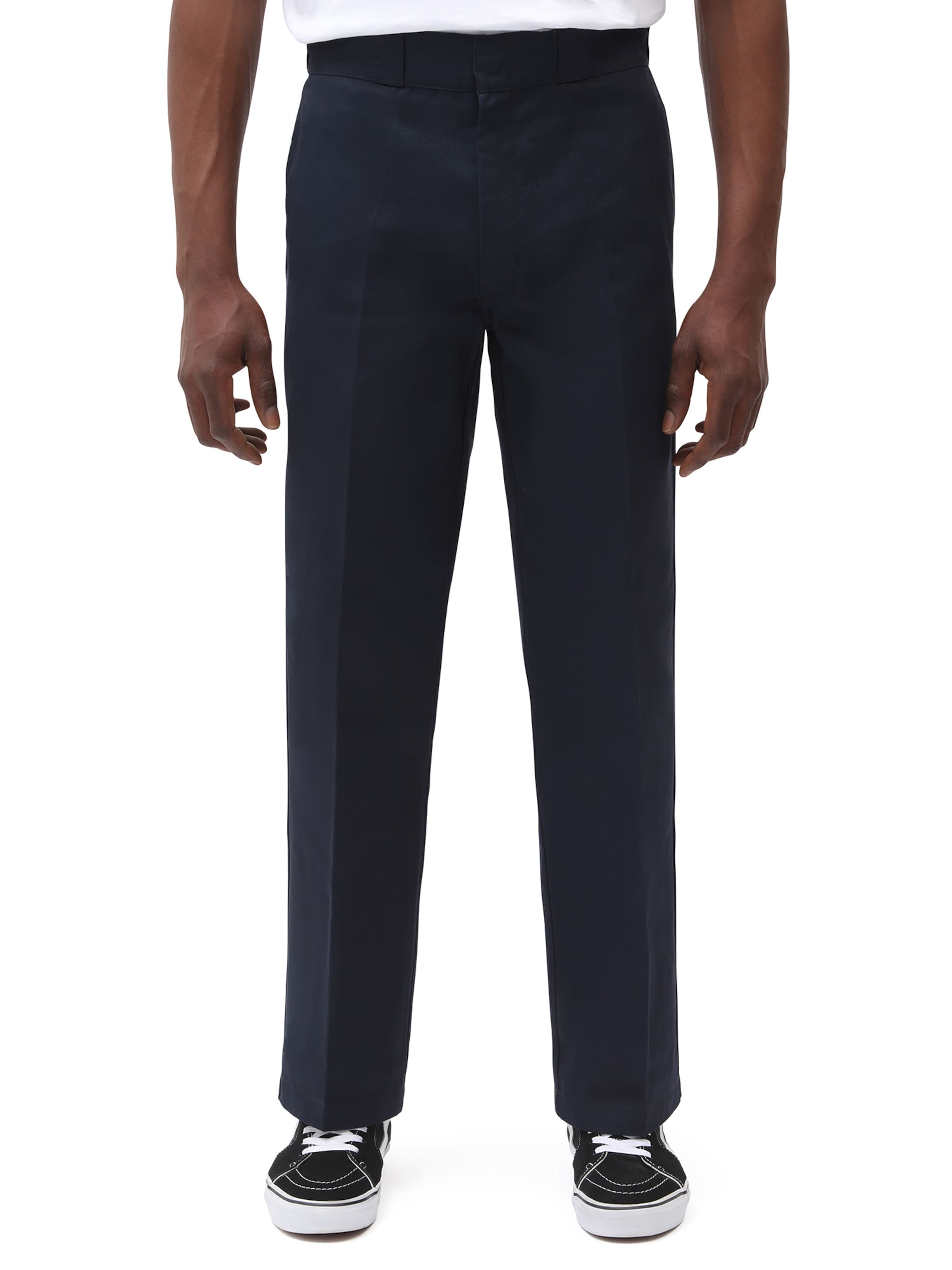 DICKIES Regular Pressveckad byxa '874 Original' i blå: framsida