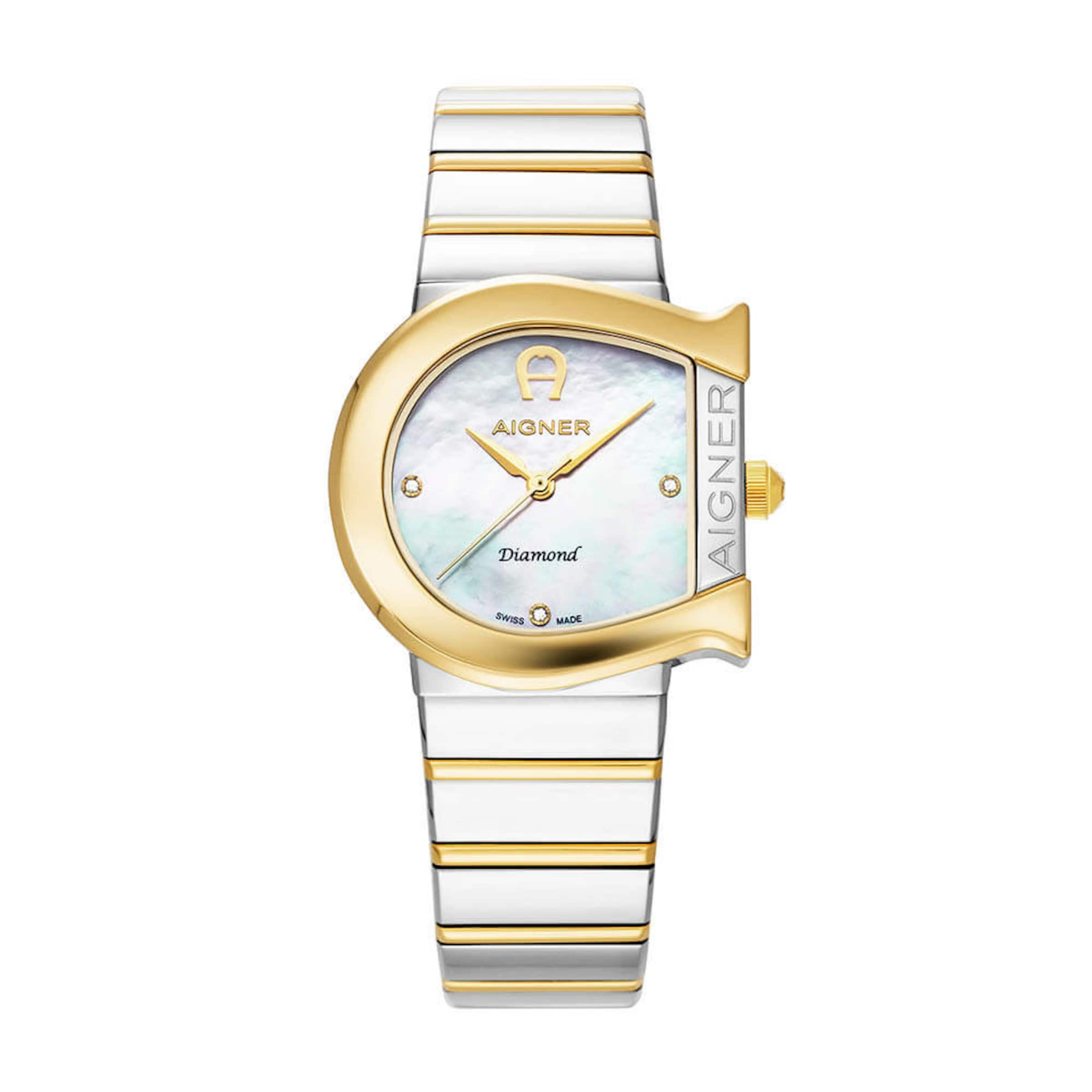 AIGNER Uhr 'Matera Diamond' in Silber: Vorderseite