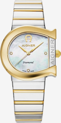AIGNER Uhr 'Matera Diamond' in Silber: Vorderseite