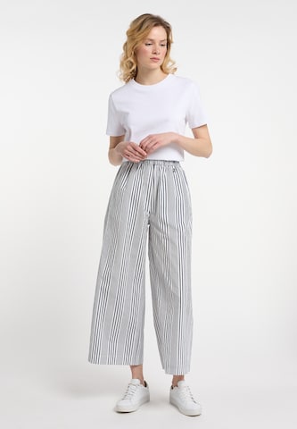 Wide Leg Pantalon DreiMaster Maritim en blanc