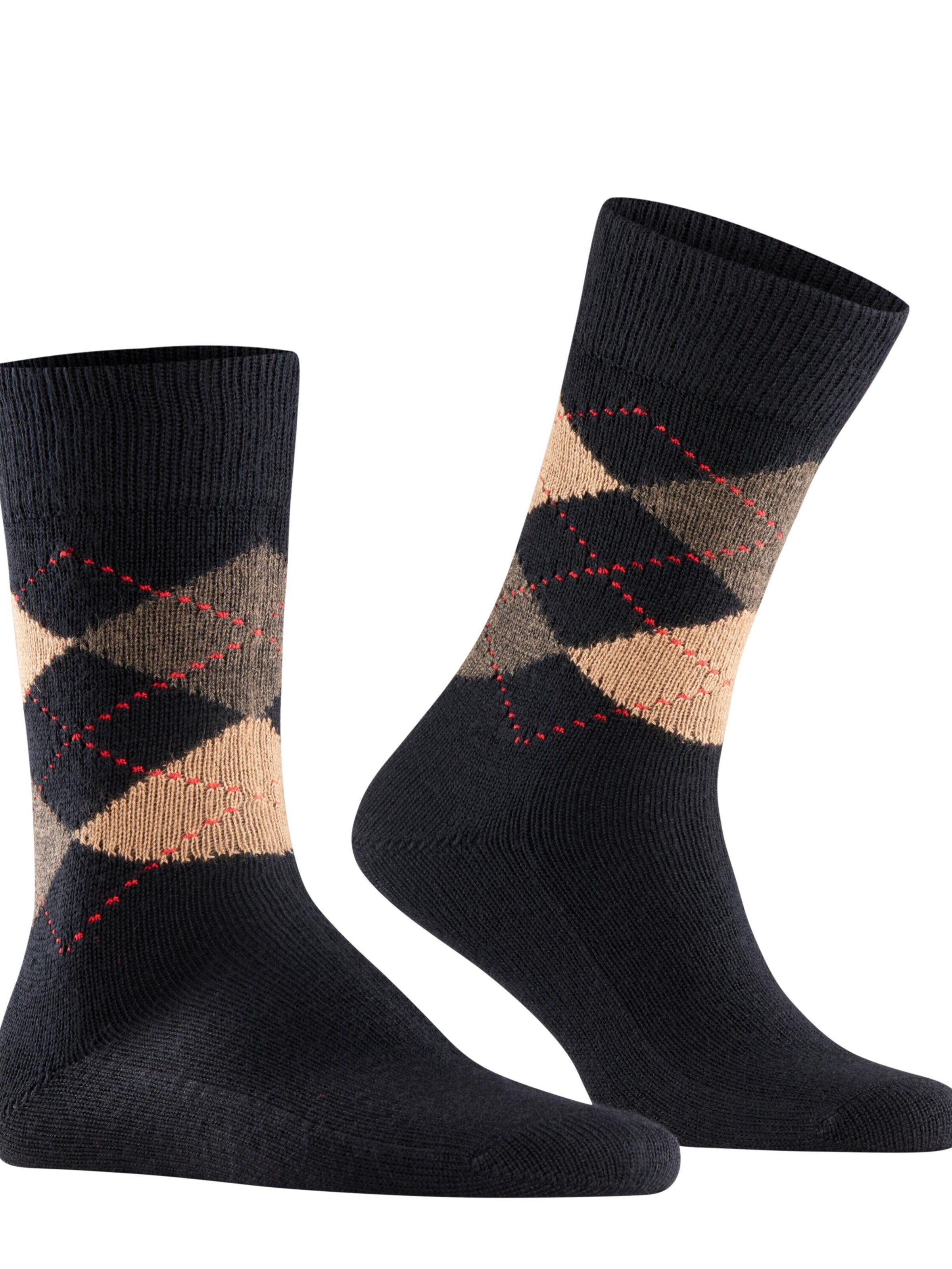 BURLINGTON Socks 'Preston' in Black