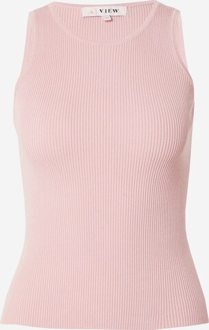 A-VIEW Knitted Top in Pink: front