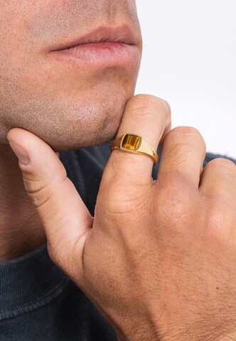 Commen Lines Ring in Goud: voorkant