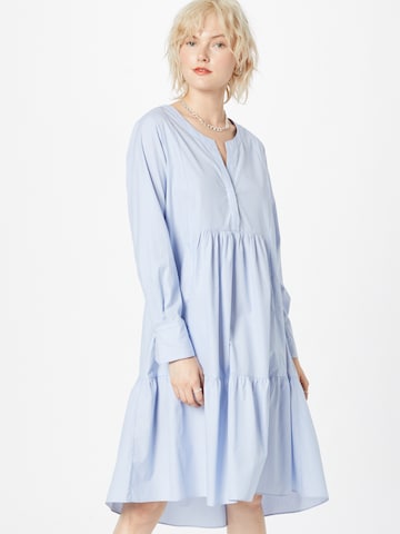 SECOND FEMALE Shirt Dress 'Moscow' in Blue: front