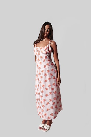 South Beach Jurk in Roze: voorkant