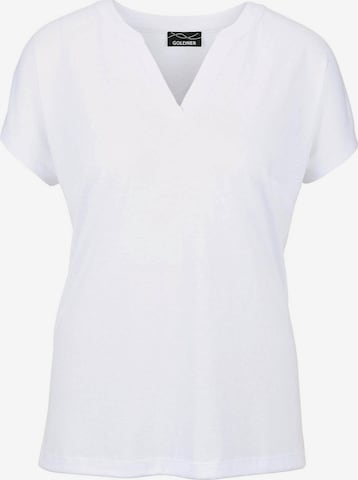 T-shirt Goldner en blanc : devant